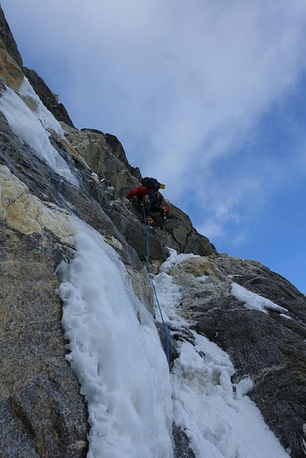 Sharphu II, Nepal, Spencer Gray, Aivaras Sajus - Sharphu II, Nepal, Himalaya (Spencer Gray, Aivaras Sajus 2018)