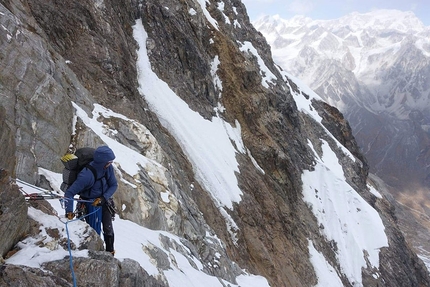 Sharphu II, Nepal, Spencer Gray, Aivaras Sajus - Sharphu II, Nepal, Himalaya (Spencer Gray, Aivaras Sajus 2018)