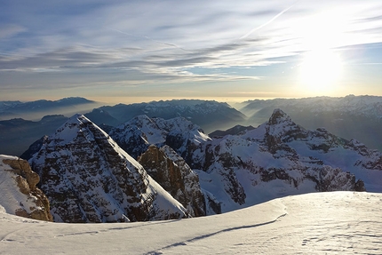 Cima Tosa, Brenta Dolomites, Ines Papert, Luka Lindič - The view from Cima Tosa (Brenta Dolomites)