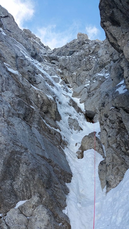 Enrico Sasso, apertura in solitaria sulla nord del Marguareis