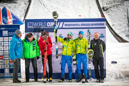 Ski Mountaineering World Cup 2019 - Ski Mountaineering World Cup 2019 at Bischofshofen, Austria: 2. Iwan Arnold (SUI) 1. Robert Antonioli (ITA)  3. Nicolò Ernesto Canclini (ITA)