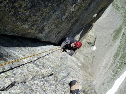 Andrea Mellano e il Becco di Valsoera - Diedri finali della 'Cavalieri Mellano Perego' al Becco di Valsoera