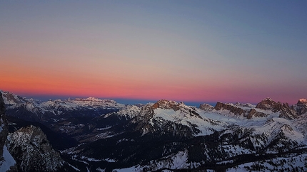 Pelmo Dolomiti, Pelmoon, Enrico Geremia, Fabrizio della Rossa, Daniele Geremia - Pelmoon, Monte Pelmo, Dolomiti: alba