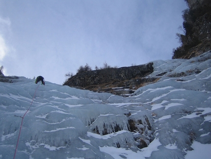 Val Regana, Cima d'Asta, Francesco Lamo - Nastro Azzurro in Val Regana: sul tratto centrale 