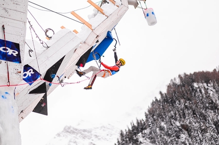 Coppa del Mondo di arrampicata su ghiaccio 2019 - Coppa del Mondo di arrampicata su ghiaccio 2019 a Corvara - Rabenstein: Nikolai Kuzovlev