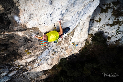 Viaggio su Plutone, Monte Cimo, Val d’Adige, Nicola Tondini, Nicola Sartori - Viaggio su Plutone sul Monte Cimo: Nicola Sartori durante la sua salita one push