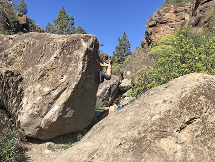 Tenerife arrampicare, Isole Canarie  - Arrampicare a Tenerife: boulder a Arriba