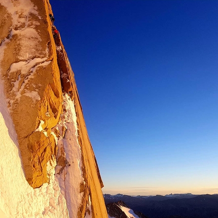 Cerro Torre, Fitz Roy, Patagonia, Edoardo Albrighi, Jacopo Zezza - Patagonia: sul primo tiro della italiana alla Aguja Saint-Exupery