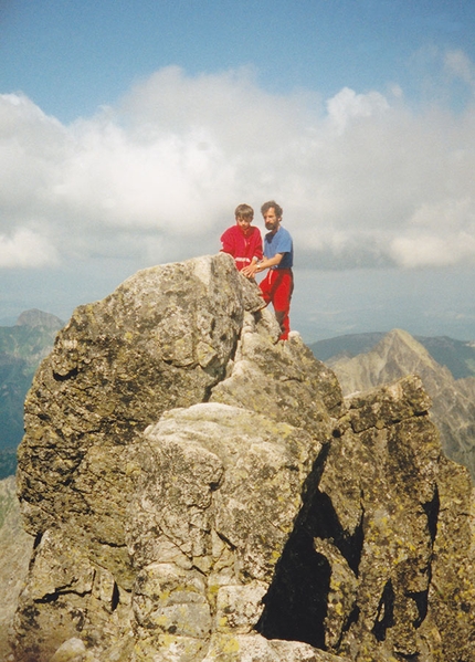 Filip Babicz - Filip Babicz a dodici anni con il padre nei Monti Tatra, 1995