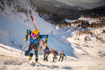 Transcavallo - Transcavallo 2019, durante la prima giornata della classica gara di scialpinismo 