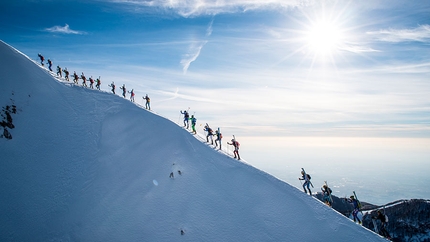 Transcavallo - Transcavallo 2019, durante la seconda giornata della classica gara di scialpinismo 