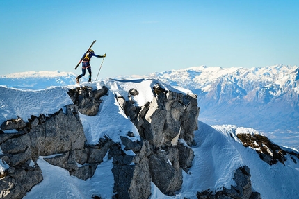 Transcavallo - Transcavallo 2019, durante la terza giornata della classica gara di scialpinismo 