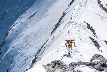 Transcavallo - Transcavallo 2019, durante la terza giornata della classica gara di scialpinismo 