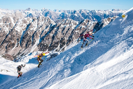 Transcavallo - Transcavallo 2019, durante la terza giornata della classica gara di scialpinismo 