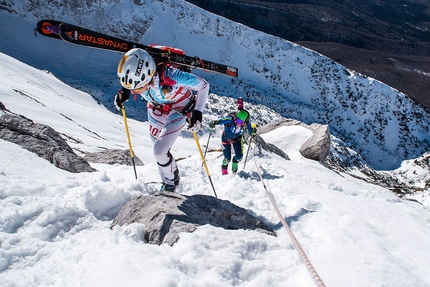 Transcavallo - Transcavallo 2019, durante la terza giornata della classica gara di scialpinismo 