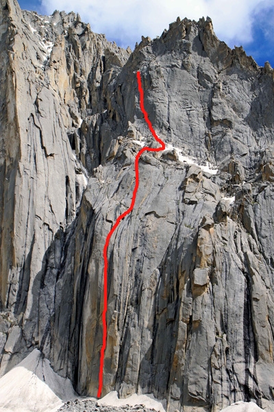 Pakistan Nangmah Valley - Off-Dido (7a+ 550m), Babar Wall, Nangmah Valley in Pakistan