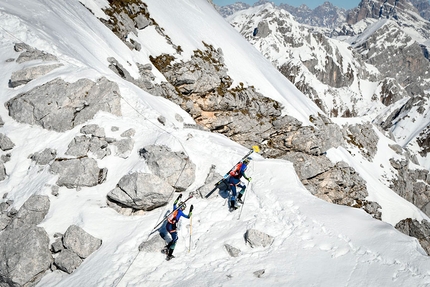 Transcavallo - Transcavallo 2019, durante la terza giornata della classica gara di scialpinismo 