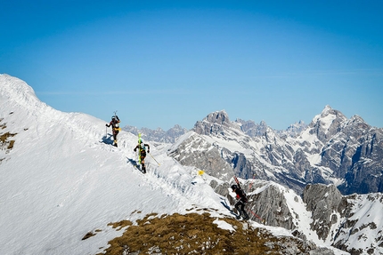 Transcavallo - Transcavallo 2019, durante la terza giornata della classica gara di scialpinismo 