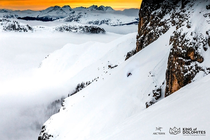 Arc'teryx King of Dolomites - Arc'teryx King of Dolomites 2018: PRO Category, 2nd place Ph: Roby Bragotto - Rider: Simon Gruber