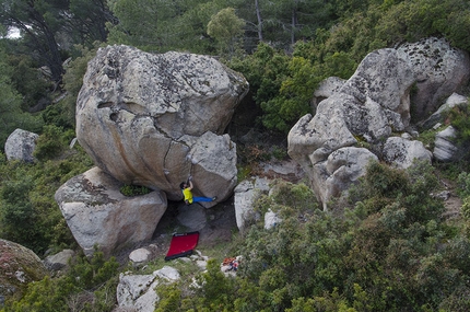 Filippo Manca - Filippo Manca sale Isperrake, Punta palas de casteddu, Sardegna