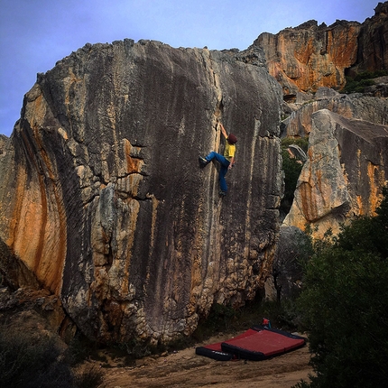 Filippo Manca - Filippo Manca su Creaking Heights, Rocklands