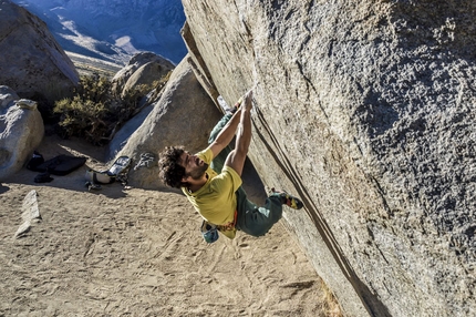 Filippo Manca - Filippo Manca sul famoso Iron Man Traverse, Buttermilks, Bishop, USA