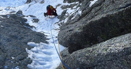 Aiguille de la Brenva, Mont Blanc, Ezio Marlier, Gianpaolo Ducly - Million Reasons, Aiguille de la Brenva, Monte Bianco (Gianpaolo Ducly, Ezio Marlier 12/2018)