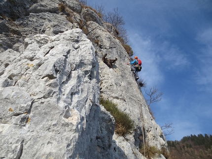 Destini Incrociati al Monte Pubel, la nuova via d'arrampicata in Valsugana