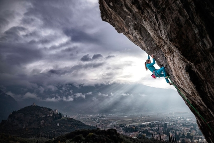 Anna Stöhr - Austria's Anna Stöhr climbing at Arco, Italy