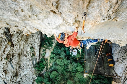 Edu Marin, Grand Arch, Getu, Cina - Edu Marin sale Valhalla, la via che attraversa il Grande Arco a Getu in Cina