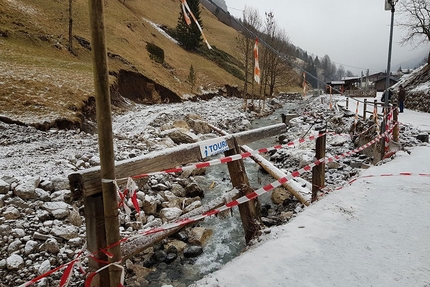 Serrai di Sottoguda, Dolomiti - I Serrai di Sottoguda nelle Dolomiti dopo la devastante tempesta del 29 ottobre 2018