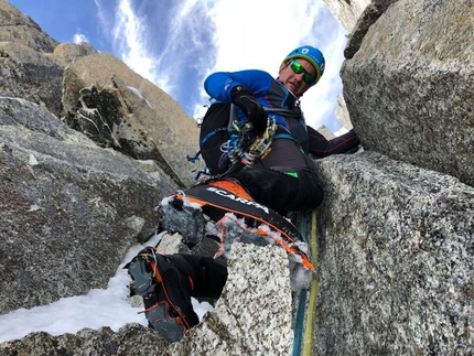 Le Petit Flambeau, alpinismo ricercato a due passi dal Rifugio Torino del Monte Bianco