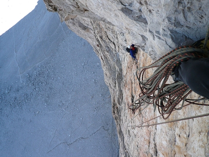 Gianni Ghiglione - Sulla Hasse - Brander, Cima Grande di Lavaredo, Dolomiti nel 2008