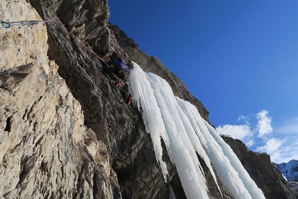 Val Pramper Dolomites - Lo Sbadiglio dell'Orco in Val Pramper, Dolomiti (Francesco Fazzi, Matteo Pilon 01/2019)