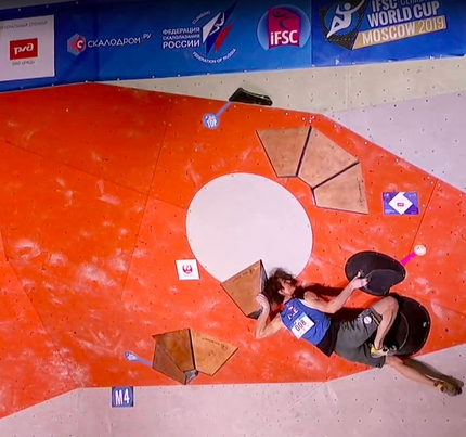 Coppa del Mondo arrampicata Boulder 2019 live da Mosca