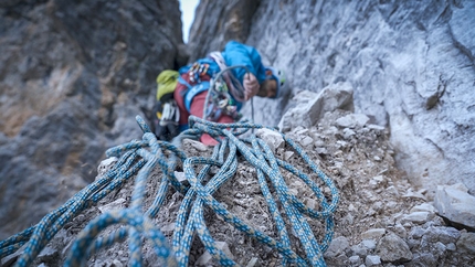 Cima Scotoni, Dolomiti, Nicola Tondini - Nicola Tondini su Non abbiate paura di sognare, Cima Scotoni, Fanis, Dolomiti