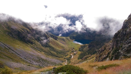 Valle di Daone arrampicata - Il Lago di Campo in alta Val Daone.