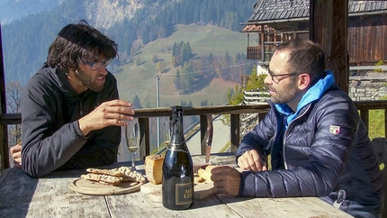 Hansjörg Auer - Hansjörg Auer and Nicola Tondini in October 2018 in the Dolomites