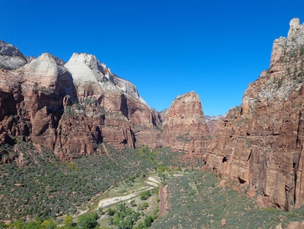 Zion Canyon new rock climb by Jeremy Collins and Jarod Sickler