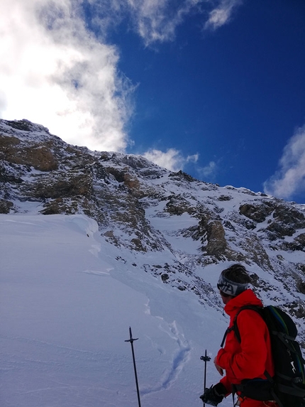 Piz Dolf Trinserhorn - Piz Dolf / Trinserhorn North Face skied by Sébastien de Sainte Marie and Marco Cavalli (15/04/2019)