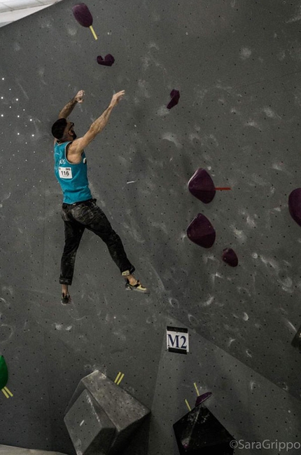 Campionato Italiano Boulder - Alessandro Palma al Campionato Italiano Boulder 2019