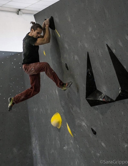 Campionato Italiano Boulder - Andrea Botto al Campionato Italiano Boulder 2019