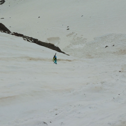 Palon de la Mare, Ortles Cevedale, Ivo Ferrari - Palon de la Mare (3704m): la salita della parete nordovest