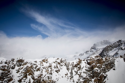 Mezzalama 2019 - During the Mezzalama 2019 ski mountaineering trophy