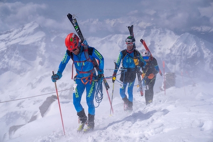 Mezzalama 2019 - Un Mezzalama 2019 durissimo per il freddo polare, il vento micidiale e la visibilità ridotta dalla nebbia e dal nevischio