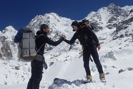 Jannu East Face, Dmitry Golovchenko, Sergey Nilov, Unfinished Sympathy - Jannu East Face: Sergey Nilov and Dmitry Golovchenko before embarking on their Unfinished Sympathy