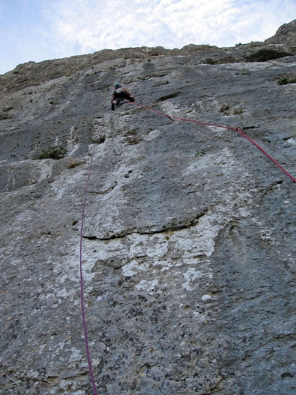 Hystrix, Pizzo Campana, Sicilia - Livia Guarino impegnata sul terzo tiro