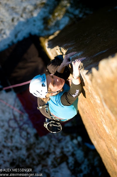 Millstone - Rock climbing at Millstone, England