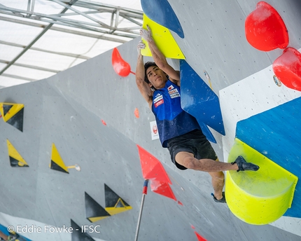 Bouldering World Cup 2019 - Tomoa Narasaki  at Wujiang, Bouldering World Cup 2019