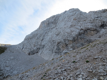 Pizzo Arera, Via dei Cugini, Bergamo Alps, Nadia Tiraboschi - Rebolting Via dei Cugini, Pizzo Arera, Bergamo Alps